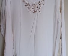 White Embroidered Blouse