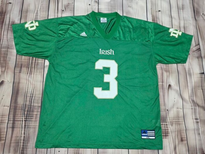 Notre Dame Men's Adidas Football Jersey Size 2XL-3XL