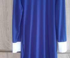Cobalt collar dress fits 10/12: