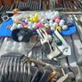 A selection of Golf clubs. Bags and golf balls. Image 7