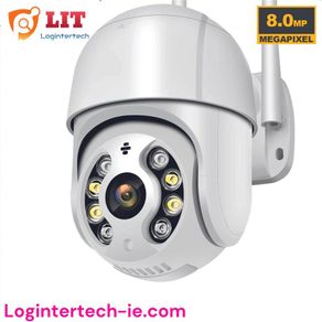 8mp Real 4k Wifi Camera Outdoor Ptz Ip Calving Speed Dome Cctv Security Cameras Home Farm Full Kit