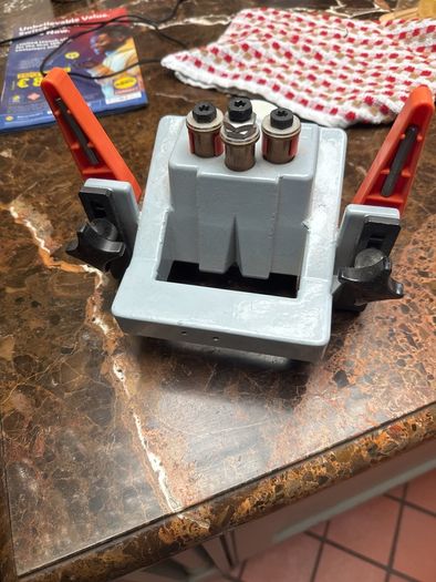 Blum Ecodrill modified with hoover attachment