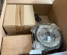 18 piece cast iron revolving fondue ensemble marble base