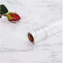 Marble Sticky Back Plastic Roll Self Adhesive Wallpaper Granite White Grey Contact Paper 30cmX2m Waterproof PVC Vinyl Film Upgrade for Kitchen Countertop Furniture Table Easy to Remove MULTIPLE SIZES AVAILABLE (FREE SHIPPING) Image 2