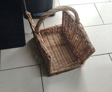 Fire log basket