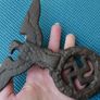 WW2 German Nazi large Cast Iron Third Reich Eagle pole top of flag (I think it's a reproduction) Image 8
