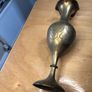 Solid Brass Vase with Floral engraving Image 3