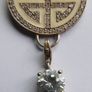 THOMAS SABO 925 Serling Silver Lucky Great Blessing Symbol  Pendant with Stone Detail Image 4