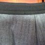 Trousers- Black White Houndstooth Wool Mix Trousers Zara Immaculate Image 4