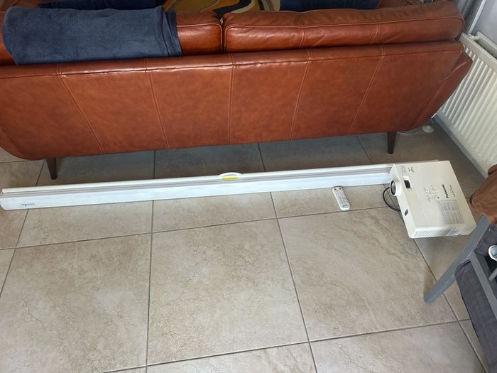 Panasonic Projector with Sapphire pull up or down Screen