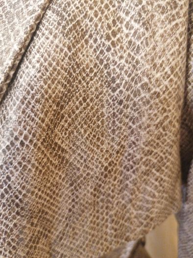 Women's Coat River Island Trench Faux Leather Size 16