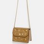 ZARA Crossbody Bag Yellow Crocodile Embossed Bugs Magnetic Pocket! Image 7