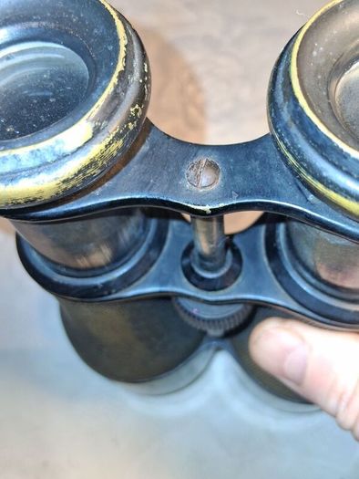 WW1 Era Binoculars In Original Case