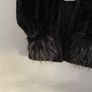 jacket Bnwt black fur jacket yumi brand size 10 Image 3