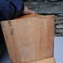 Solid wood biscuit tin Image 2