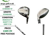Taylormade Qi35 #3 Wood 15 Degree / Airspeeder 50 Regular