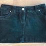 Pimkie Black Corduroy Mini Skirt UK 10 Image 4