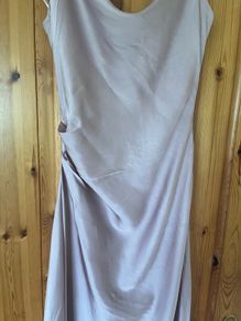 Zara Dress pale pink slip dress has been worn