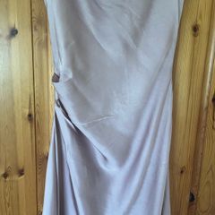 Zara Dress pale pink slip dress has been worn