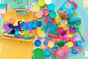 Large Play Doh Bundle with trolley bag