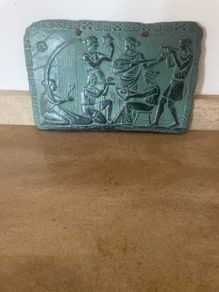 Repro Ancient Greek Plaque National Orchestra Athens Archeological Museum