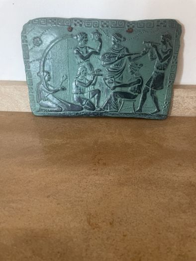 Repro Ancient Greek Plaque National Orchestra Athens Archeological Museum