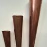 Copper vase or bud holders Image 3