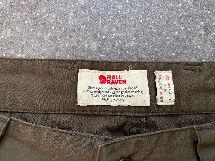 Fjallraven Vidda Pro Winter Trousers G-1000 Cargo Pants Brown Mens Size 50