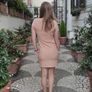 Beige dress with cutouts Image 4