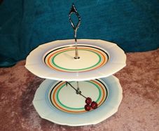 Vintage Royal Falcon Warf cake stand