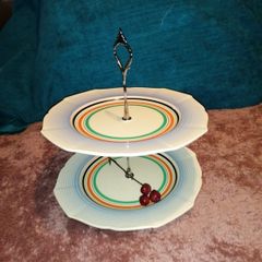 Vintage Royal Falcon Warf cake stand