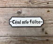 Cead Mile Failte Small  Rectangle  Italics  HS50