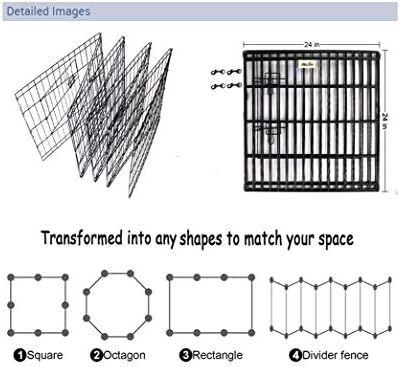 8 Panel Playpen Suitable for Dogs Puppies Cats & Rabbits Foldable Ideal for Indoor/Outdoor use Puppy Play Pen