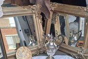 2 X Antique Style Mirrors