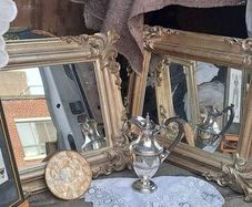 2 X Antique Style Mirrors
