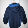 Navy and Blue Fleece Lined Hooded Football Jacket Age 4 - 5 Years Image 2