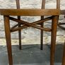 A pair of tall Thonet bentwood chairs. Image 4