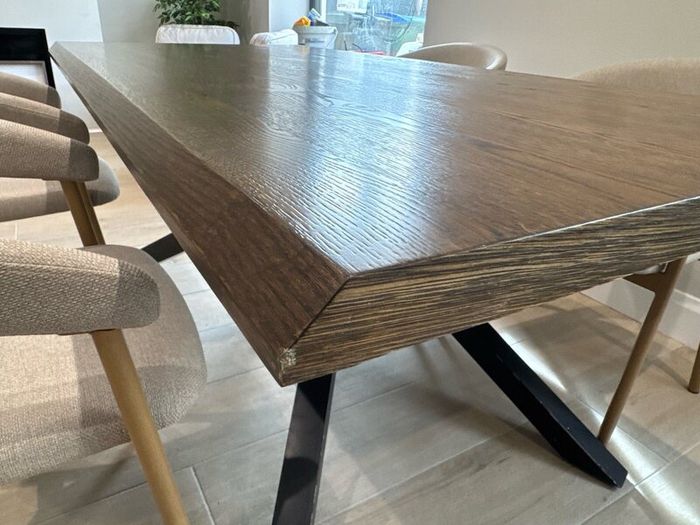 6ft wooden dining table