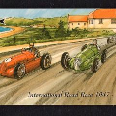 1995 Jersey UK2 International Road Race 1947-1952 (GPT - Magnetic) Phone Card