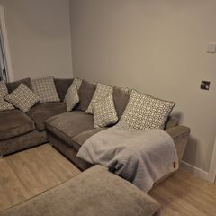 L shaped sofa