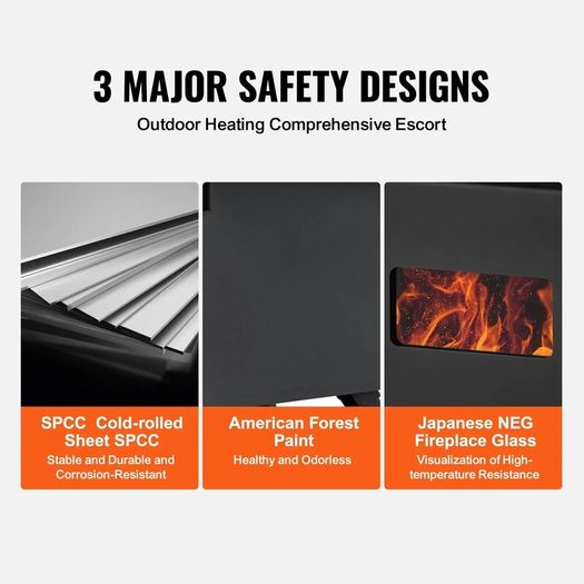 Wood Stove Alloy Steel Camping Tent Stove Portable Wood Burning Stove with Chimney Pipes & Gloves with 8 Pipes