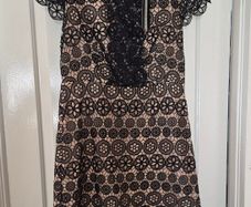 Black lace dress