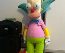 Giant Vintage decorative Krusty the clown plush (free delivery in and around Dublin City)