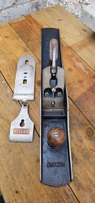 Record No8 hand plane, 2 ft long.