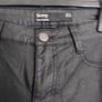 Dunnes Stores Black Coated Leather-Look Skinny Jeans Image 3