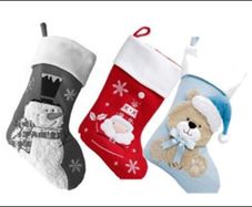 Christmas Stocking, Santa Sack & Teddies