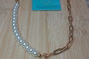 Pearl chain necklace