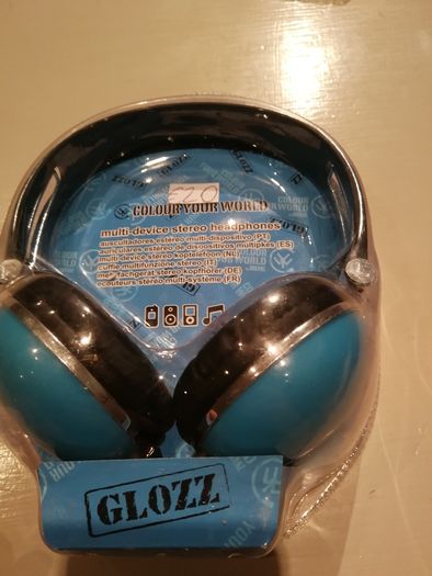 Urbanz Glozz Lightweight Headphones Blue