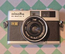 Minolta Hi-Matic F (1972) 35mm Rangefinder Film Camera (Serviced & Calibrated)