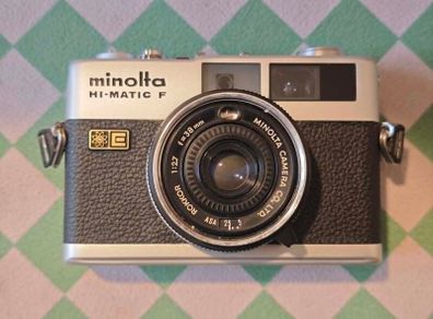 Minolta Hi-Matic F (1972) 35mm Rangefinder Film Camera (Serviced & Calibrated)
